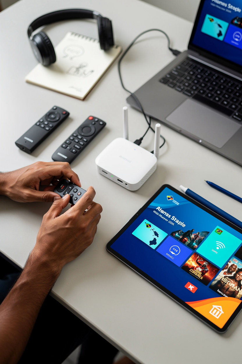 Stream Max Media professional Caribbean streaming and device setup services for home entertainment